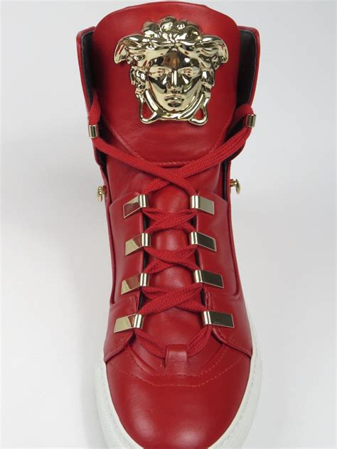 versace medusa strap high tops|Versace Medusa high top.